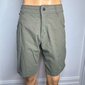 Kuhl Ramblr Shorts Size 35 Cargo Vintage Patina Dye Hiking Outdoor 9.5" Khaki